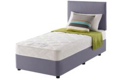 Layezee Calm Micro Quilt Single Heather Divan Bed